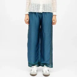 Pantalon à motif penny effet satin regular Femme LA PETITE ETOILE