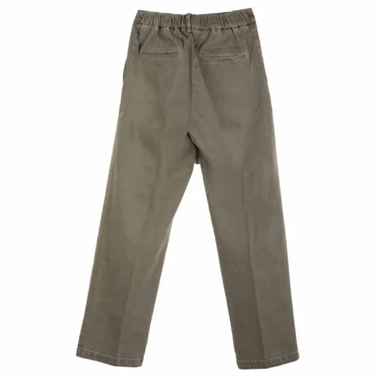 Pantalon à pinces en toile Femme HAPPY