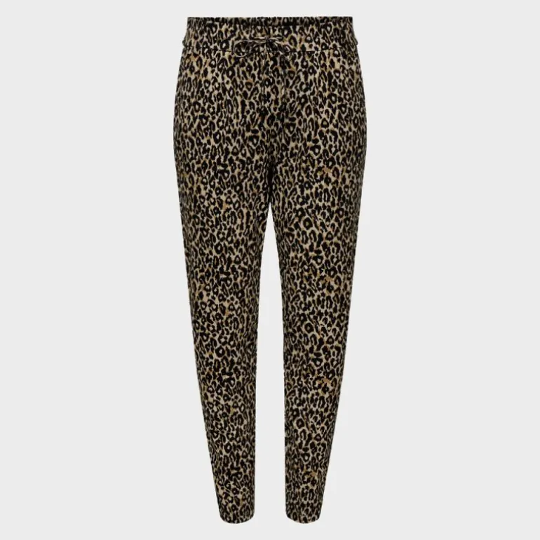 Pantalon ajusté tadia imprimé léopard Femme ONLY