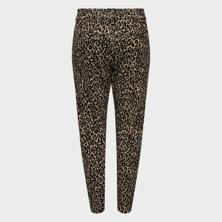 Pantalon ajusté tadia imprimé léopard Femme ONLY