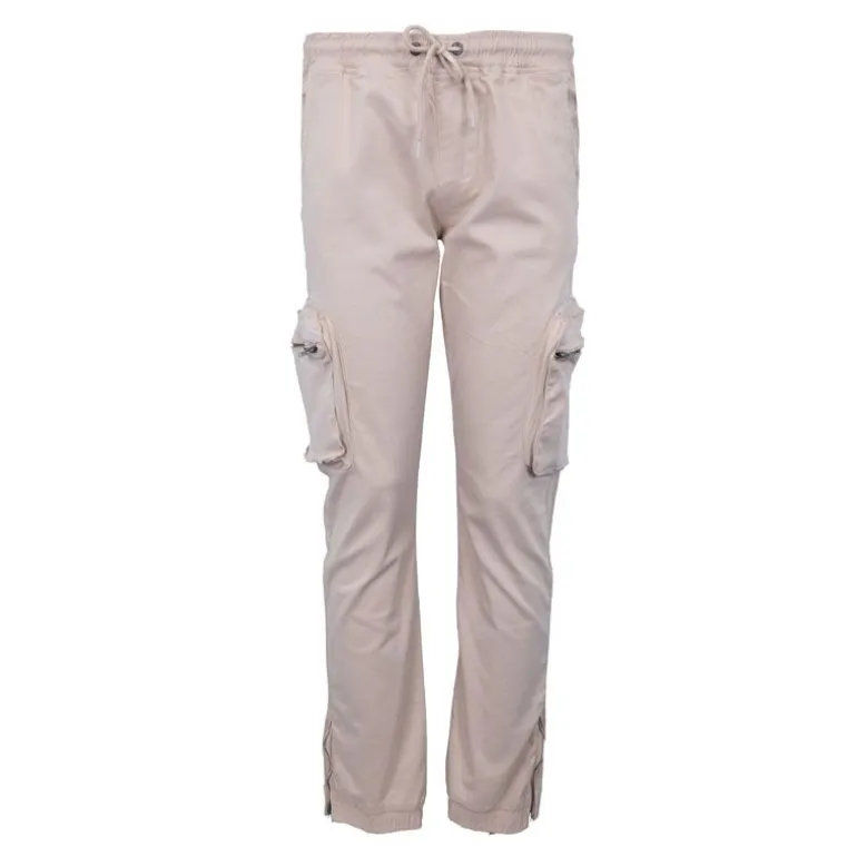 Pantalon avec poches zippées coupe cargo Homme BILL TORNADE