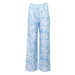 Pantalon bicolore évasé bleu Pamea Femme LA PETITE ETOILE