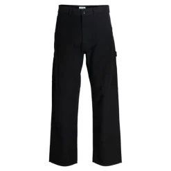 Pantalon cargo kaki eddie baggy fit coton Homme JACK & JONES