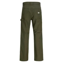 Pantalon cargo kaki eddie baggy fit coton Homme JACK & JONES