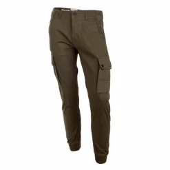 Pantalon cargo uni coton stretch Homme JACK & JONES