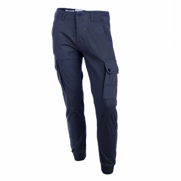 Pantalon cargo uni coton stretch Homme JACK & JONES