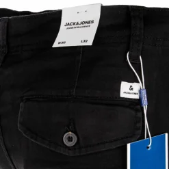 Pantalon cargo uni coton stretch Homme JACK & JONES