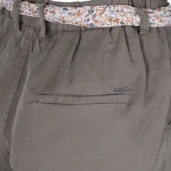 Pantalon carotte noué avec foulard imprimé Femme DEELUXE 74