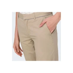 Pantalon chino Biana coton humus Femme ONLY