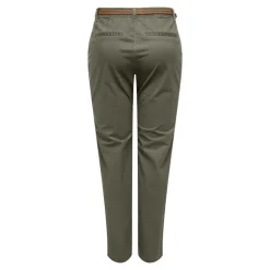 Pantalon chino ceinture tressée Femme JDY