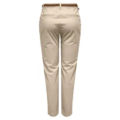Pantalon chino ceinture tressée Femme JDY