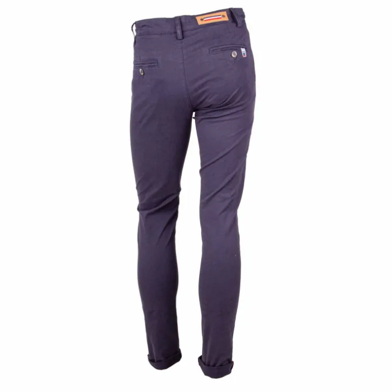 Pantalon chino coton stretch revers fermeture éclair tenali Homme BLAGGIO