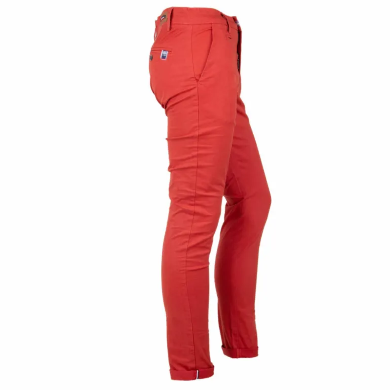 Pantalon chino coton stretch revers fermeture éclair tenali Homme BLAGGIO