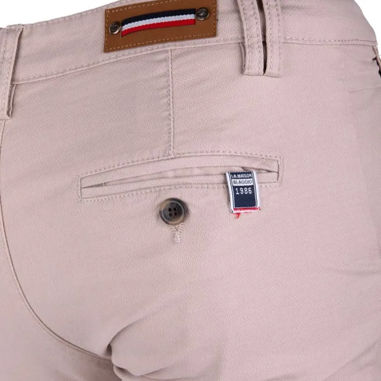 Pantalon chino uni toscane Homme BLAGGIO