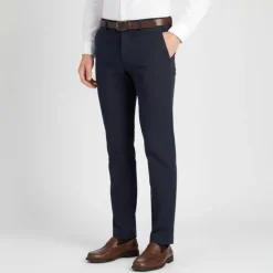 Pantalon cody navy blazer chino slim fit coton Homme JACK & JONES