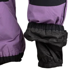 Pantalon de ski violet et noir