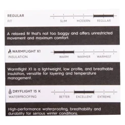 Pantalon de ski violet et noir