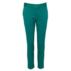 Pantalon de tailleur carotte bottiglia ceinture satinée Femme IMPERIAL