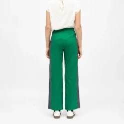 Pantalon de tailleur regular bandes avec liserés paige Femme LA PETITE ETOILE