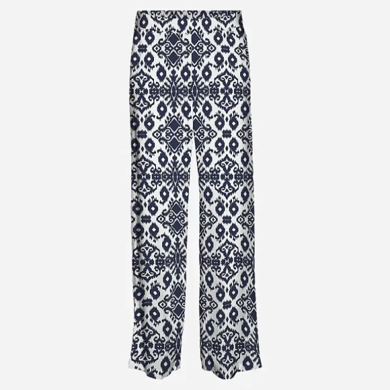 Pantalon droit imprimé ethnique fluide Femme VERO MODA
