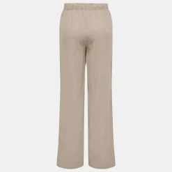 Pantalon en lin fermeture cordon Femme ONLY