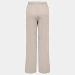 Pantalon en lin fermeture cordon Femme ONLY