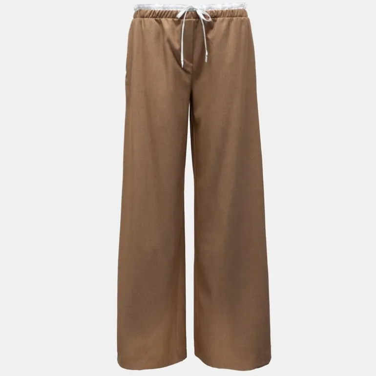 Pantalon en toile avec cordon Femme PLEASE