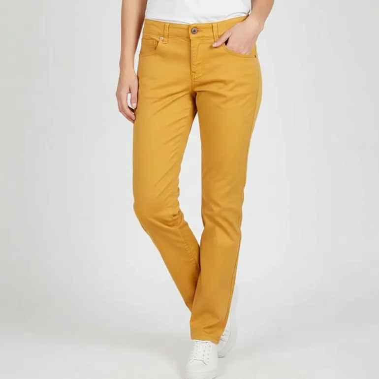 Pantalon en toile droit Femme HAPPY