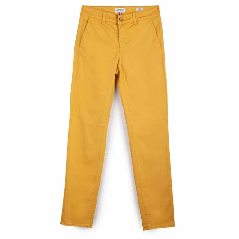 Pantalon en toile droit Femme HAPPY