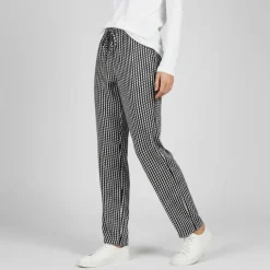 Pantalon fluide à motif taille élastique Femme ONLY