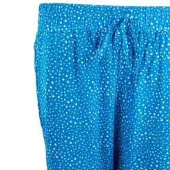 Pantalon fluide bleu et blanc Femme MANOUKIAN