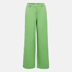 Pantalon fluide Lisa vibrant vert Femme OBJECT