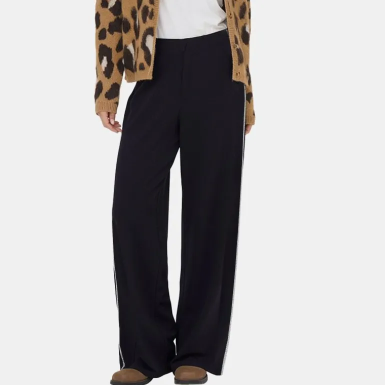 Pantalon geggo large avec liseré à paillettes Femme JDY