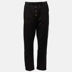 Pantalon grigio élastique regular Femme PLEASE