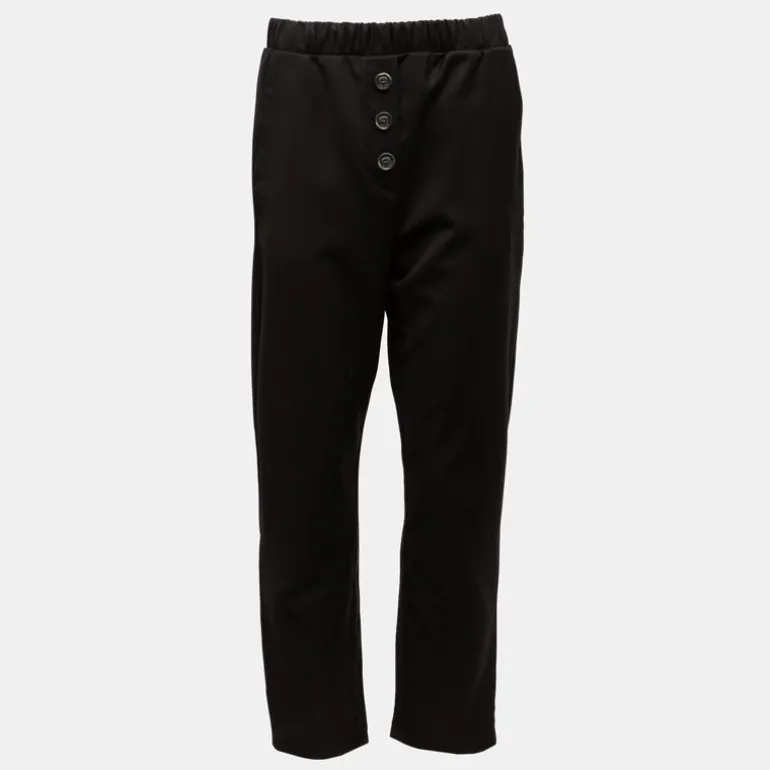 Pantalon grigio élastique regular Femme PLEASE