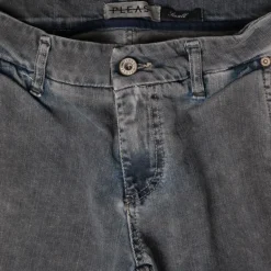 Pantalon gris avec ourlets effet destroy Femme PLEASE