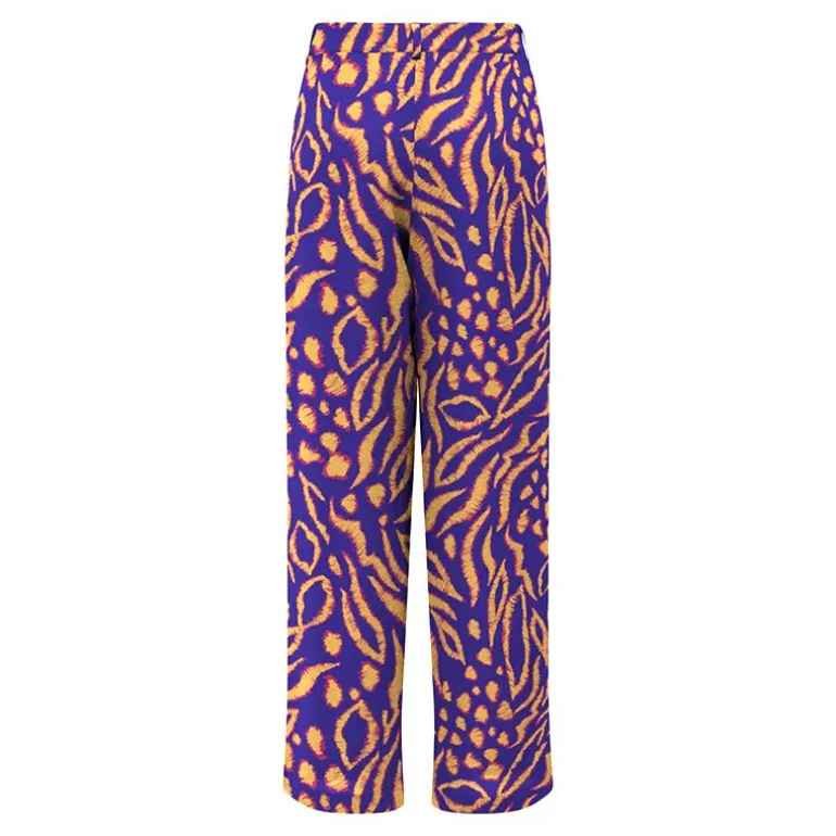 Pantalon imprimé plantes regular fit Femme ONLY