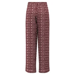 Pantalon jambes larges imprimé graphique Femme ONLY