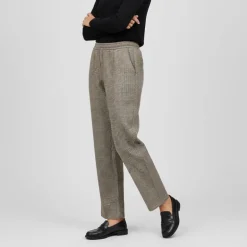 Pantalon élastique à carreaux Femme IMPERIAL