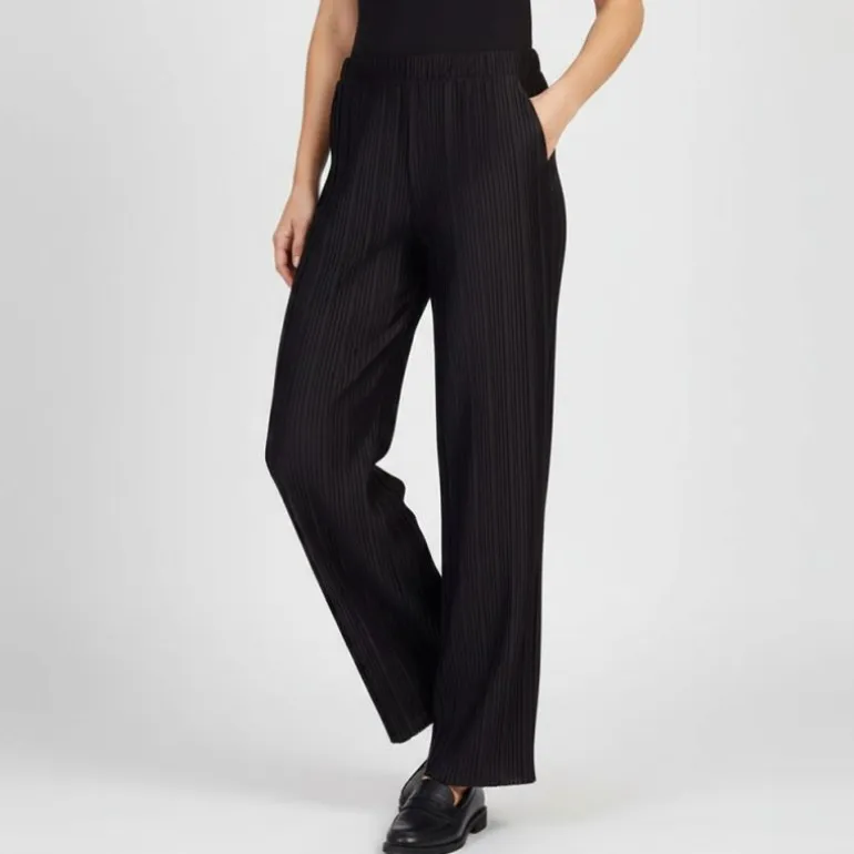 Pantalon élastique Tahlia black beauty Femme VILA