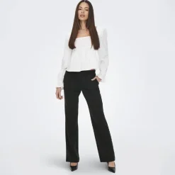 Pantalon noir large Femme ONLY