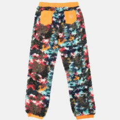 Pantalon polaire imprimé multicolor avec poches oranges Enfant ROSSIGNOL