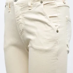 Pantalon retro bootcut taille basse couleur unie Femme PLEASE