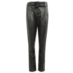 Pantalon rosaline noir effet cuir Femme DEELUXE 74