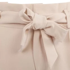 Pantalon roseline beige noeud devant Femme DEELUXE 74