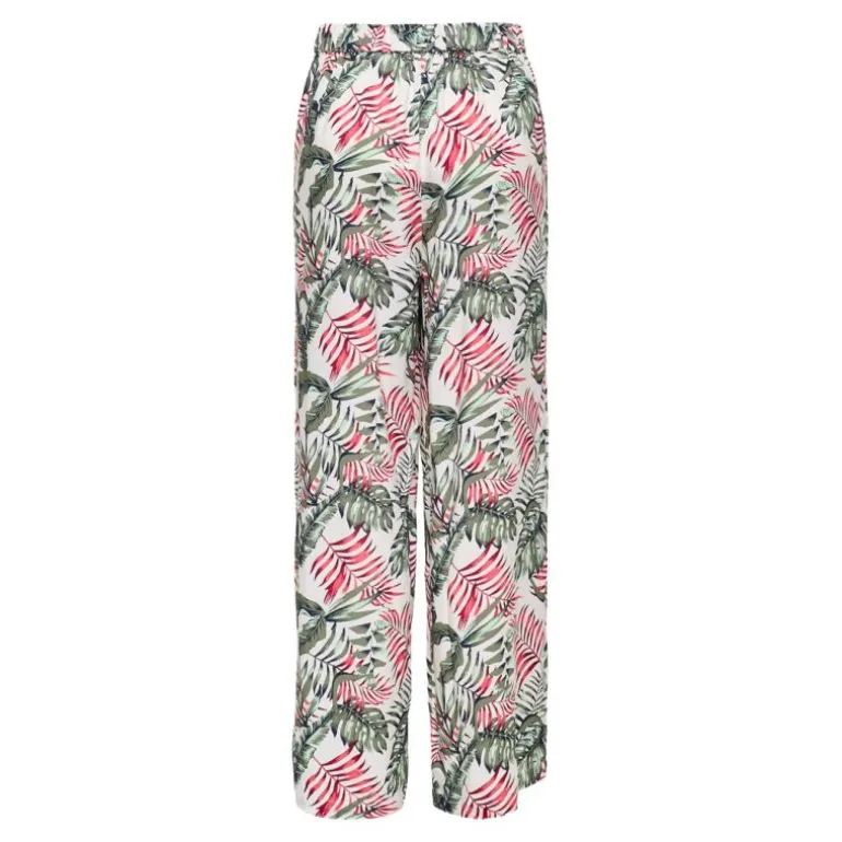 Pantalon selina regular imprimé couleur kalamata tropical Femme ONLY