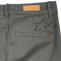 Pantalon slim kaki fantaisies irisées Femme HAPPY