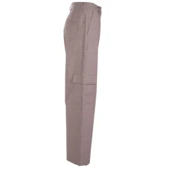 Pantalon style cargo à carreaux Femme ONLY