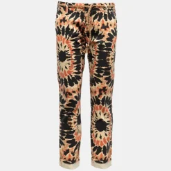 Pantalon taille basse imprimé wwodstock avec ceinture en corde Femme PLEASE