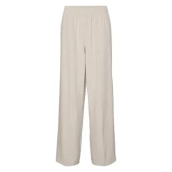 Pantalon taille haute cassidy effet lin Femme VERO MODA